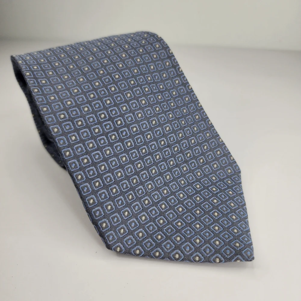 BROOKS BROTHERS 346 Blue Silk Tie.
